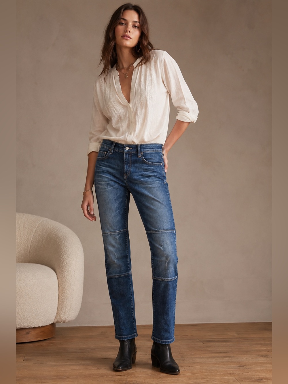 Anthropologie Pilcro And The Letterpress Jeans Womens Size 30 Parallel Blue